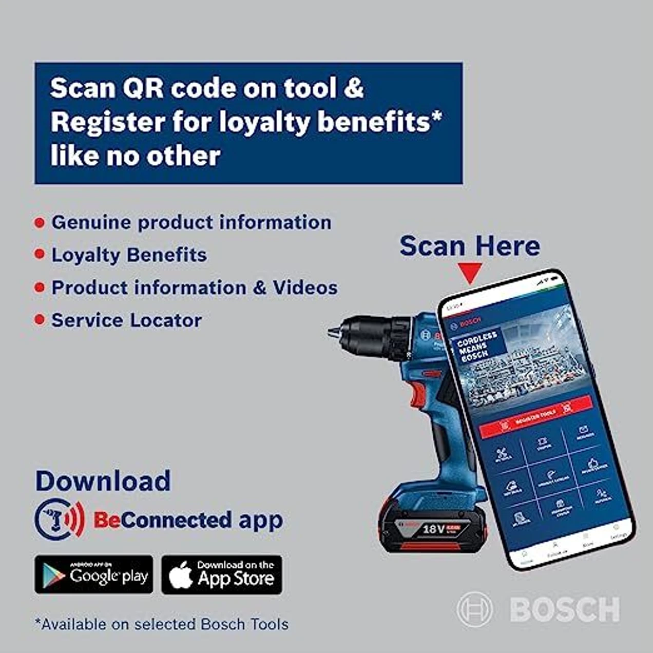 Bosch GDX18V-200 C Cordless Impact Driver/Wrench (Part No.-06019G42F0) - Image 3