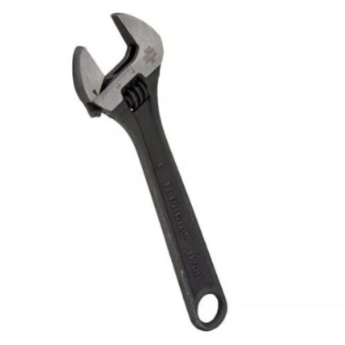 Shubham Enterprise, Adjustable Spanners 1174-151174N-15 (380MM) Black, Chrome Jaw, Steel, Hand Tool for Plumbing and Mechanical Use (pack of 1)
