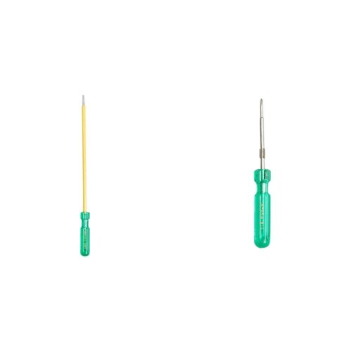 TAPARIA 832 I Insulated Screw Driver – Green and Yellow, 1 Piece, 3.5 x 0.5mm