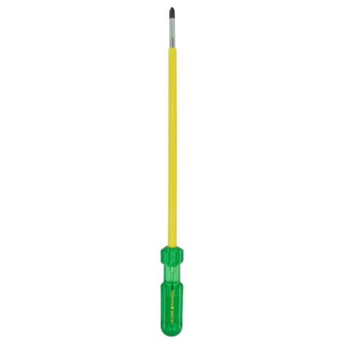 Tapria 903 IBT, Insulated 2 in 1 Screwdriver with Magnetic Blackened TipOverall Length 300 mm  Blade Length 250 mm  Tip Size -Star Ph2 x Slotted 6.0 Suitable for Home  DIY  Professional