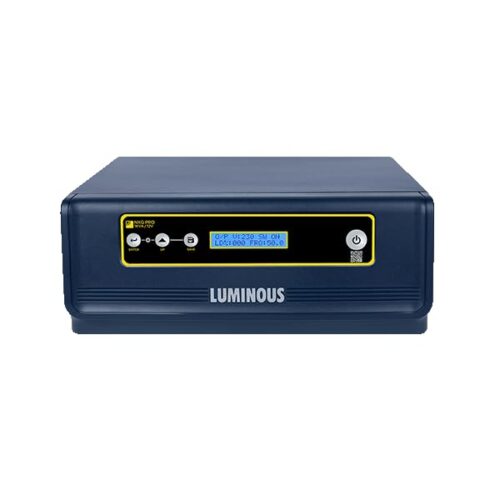 Luminous Single Phase Off-Grid Pure Sine Wave Solar Inverter, MPPT and iSOT Technology, Customized Saving Modes, Supports up to 1000Wp Panels, LCD Display