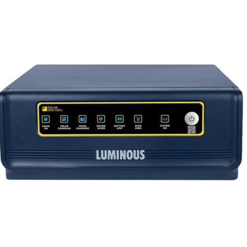 Luminous Single Phase Off-Grid Pure Sine Wave Solar Inverter, PWM and iSOT Technology, Customized Saving Modes, Supports up to 850Wp Panels, LCD Display