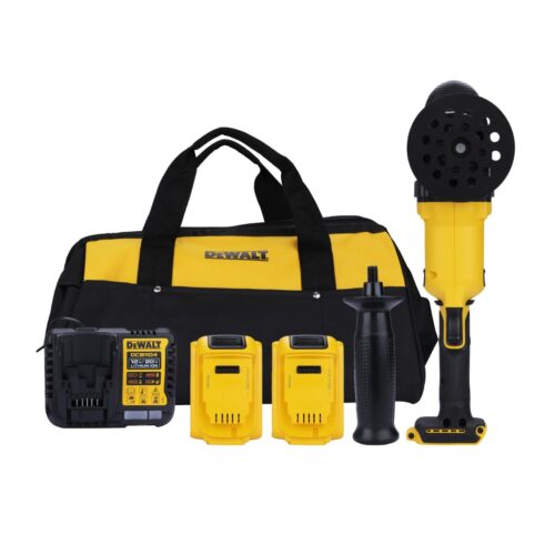 DEWALT DCM848P2-KR 18V Dual Action Polisher with Brushless Motor-2×5.0Ah Batteries Included