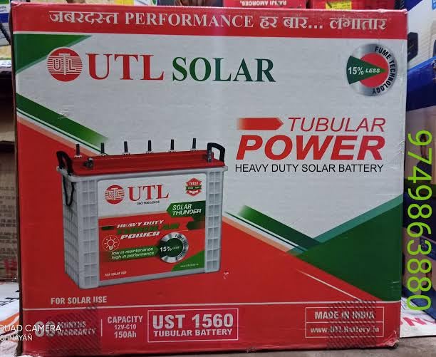UTL Solar 200Ah Tubular Inverter Battery UIT 2036 battery - Image 3