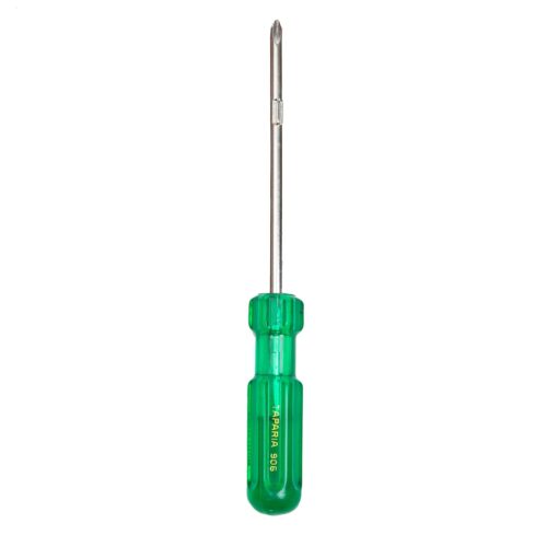 TAPARIA Attribute Value 906 Steel Two in One Screw Driver – Green and Silver, Tip Size D1 x T1  8.0 X 0.9