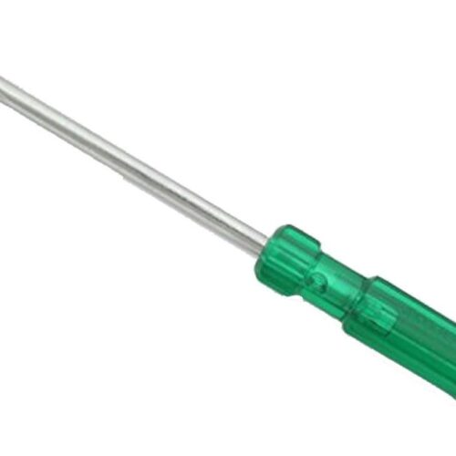 Taparia 833 I Steel (4.0 x 0.6mm) Insulated Screw Driver (Green and Yellow)