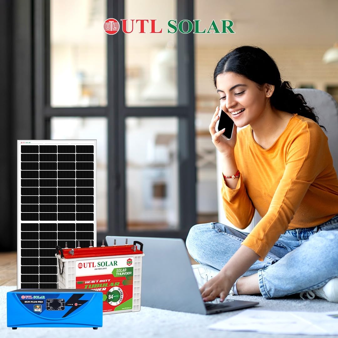 UTL Sun Plus Pro 1020 Inverter for Home, Office & Shops | MPPT Solar Inverter | Supports 1 Inverter Battery | LED Display | Easy Installation - Image 6