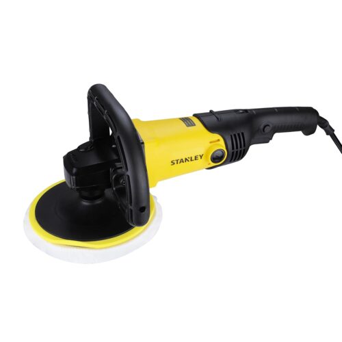 STANLEY SP137 1300W 180mm Polisher with High Rotation Speed, Ideal for Delicate Polishing, Buffing, Waxing & Glazing Applications