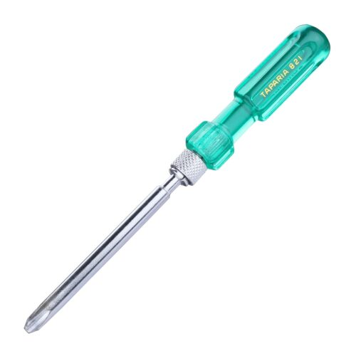 Taparia Model 821 Screwdriver Set  Multi-Tip with Phillips Tips – Sizes Phillips 00, 0, 1, 2, 3 and slotted 6×0.6 Durable Hardened Steel Tips  Ergonomic Handles. DIY, Professional and Industrial use.