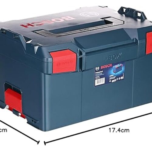 BOSCH L-BOXX 238 Professional Carrying Case System, Easy Click Mechanism, Robust ABS Design, 442x357x253mm Dimensions, Full Compatibility, Bosch Mobility System, 6 Months Warranty