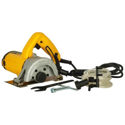 DEWALT DW862-IN 1270 Watt 4-Inch Heavy Duty Wet Marble CutterTile Cutter with Wrench and Socket