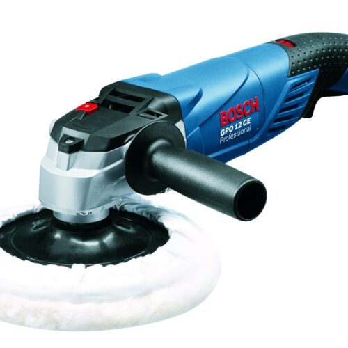 Bosch GPO 12 CE Heavy Duty Electric Polisher, 1,250W, M14, 180 mm Pad Dia, 3,000 rpm, Soft Grip, Constant Speed