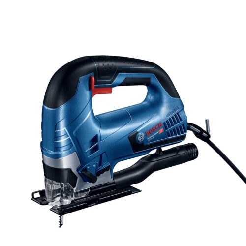 Bosch GST 90 BE Professional Heavy Duty Jigsaw, 650W, SDS, 2.6 Kg with Dust Extraction Set & 5 x T144D Blade