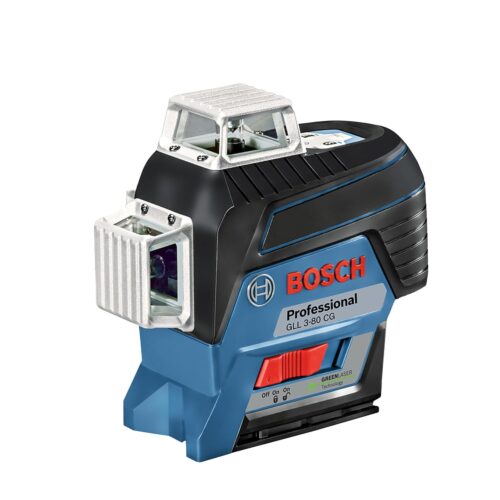 Bosch Professional GLL 3-80 CG Line Laser with Bluetooth – 30m Range – 120m Range with receiver