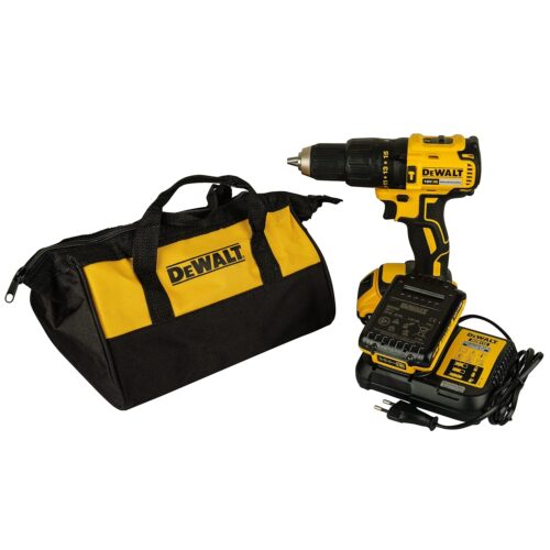 Dewalt Dcd7781D2 18V 13Mm Cordless Compact Brushless Hammer Drill Machine With 2X2.0Ah Li-Ion Batteries