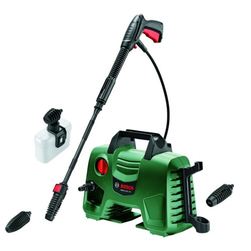 BOSCH Easy Aquatak 110 High Pressure Washer | 1300-watt Motor | Max Pressure- 110 Bar | High Pressure Washer| Portable | Versatile Cleaning, Self-Priming | Flow Rates up to 330 l/h | 4.2 Kg