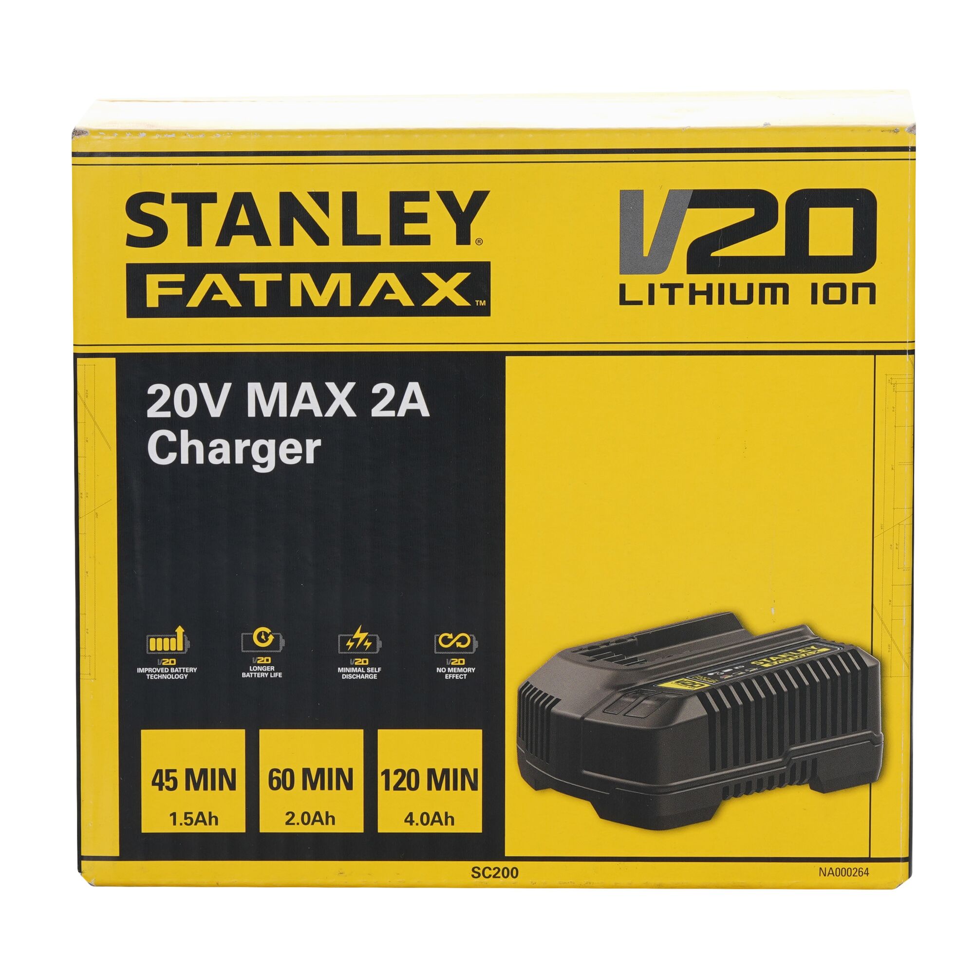 STANLEY SC200-B1 20V 2A Charger - Image 5