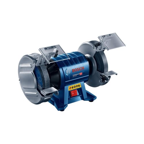 BOSCH GBG 60-20 Heavy Duty Double Wheeled Bench Grinder | 600 W | Die-Cast Aluminium Housing with Ball Bearings | Rated Speed 3600 rpm | 200 mm Grinding Disc| Professional Power Tool | 1 Yr Warranty